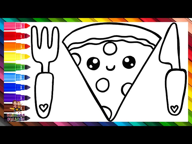Dibuja y Colorea Una Linda Rebanada De Pizza Con Cubiertos 🍕🍽️🌈 Dibujos Para Niños - YouTube 8-453-pizza-high-res-illustrations-getty-images-hamburguesa-pasta-food