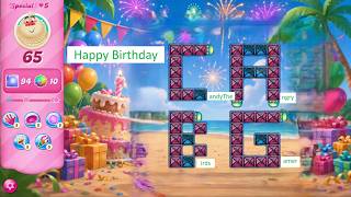 Candy Crush Saga - Special Level for CandyTheAngryBirdsGamer's birthday! screenshot 3