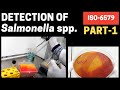 Detection of salmonella species in different samples part1a complete procedure iso 657912017