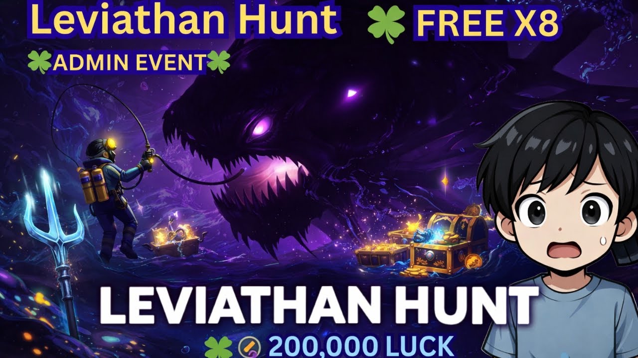 FREE X8 LEVIATHAN HUNT & GIVEAWAY SECRET | [ ️] Fish It! 🐟 - YouTube