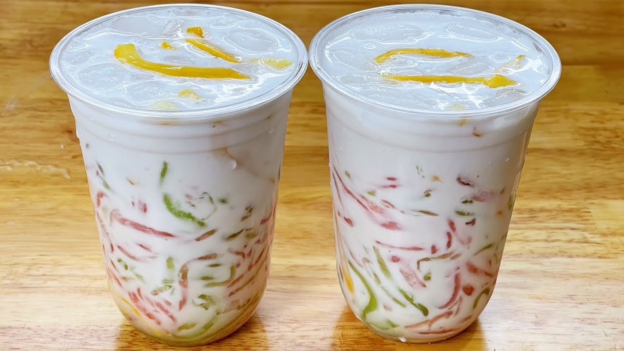 ลอดช่องสิงคโปร์ หวานหอมมันอร่อย เส้นไม่อืดไม่เละ พร้อมบอกเทคนิคนวดแป้งที่ถูกต้อง