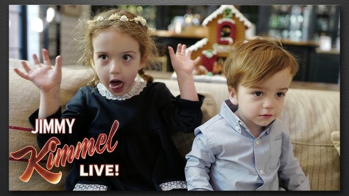 Jimmy Kimmel's Kids Wouldn't Sit Still for Christmas Photos - YouTube