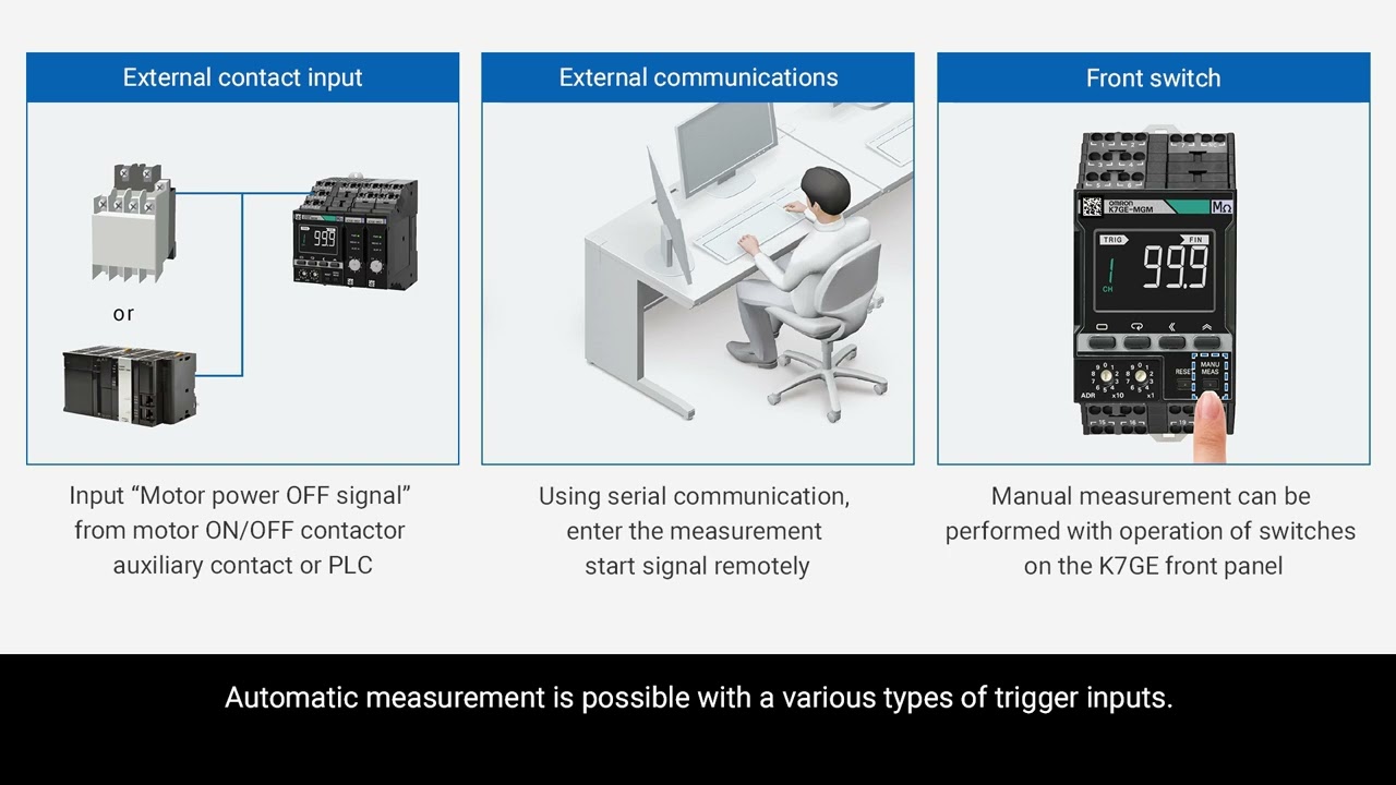 Installing the OMRON K7GE condition monitoring device when the load is an inverter-driven motor