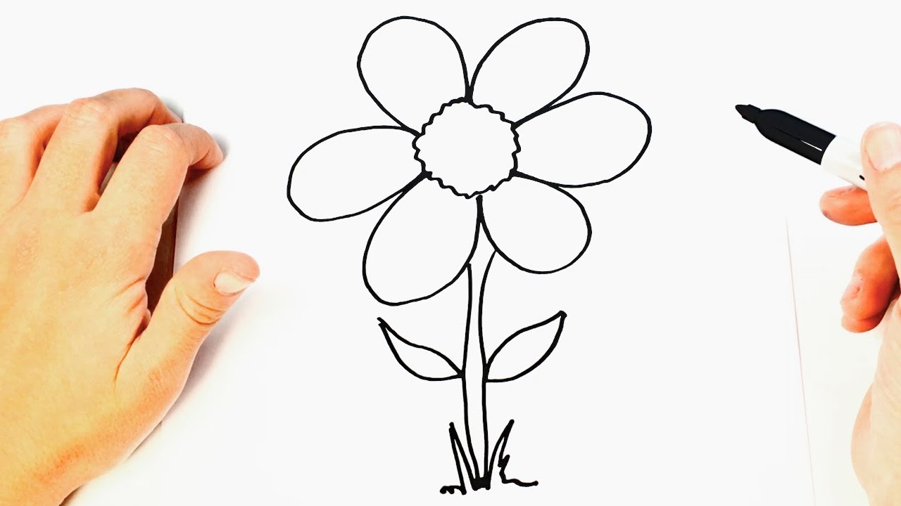 Como dibujar un flor