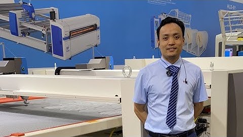 Double beam double needle quilting machine