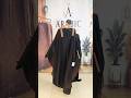 Black Kaftan Style Abayas #kaftan #burqa #abaya #onlineshopping