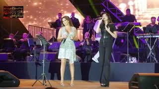 اليسا مع ماريتا الحلاني في احتفالات بيروت 2019