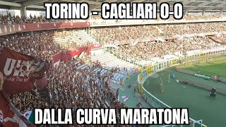 Torino - Cagliari 0-0 Cori e reaction dalla Curva Maratona