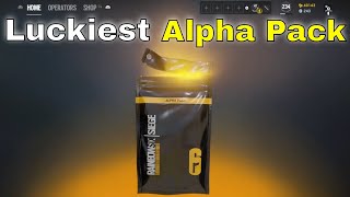 LUCKIEST Alpha Pack EVER! - Rainbow Six Siege M.U.T.E Protocol Event (Alpha Pack Opening)