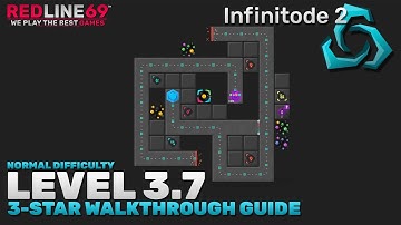 Infinitode 2 | Level 3.7 - Normal Difficulty | 3-Star Guide | Redline69 Games