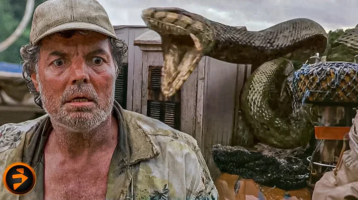 Giant Snake Bites the Man’s Butt Mid Fight | ANACONDAS: THE HUNT FOR THE BLOOD ORCHID