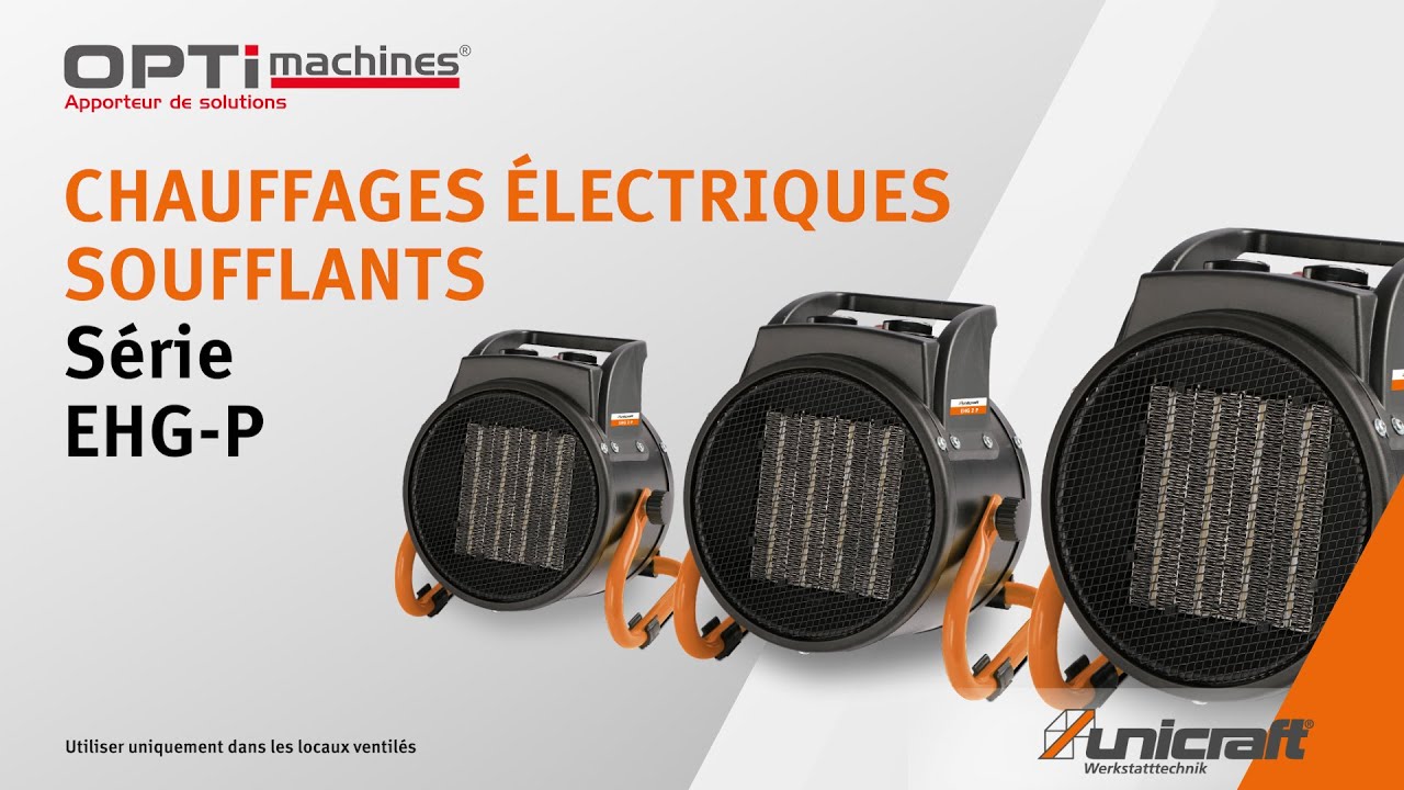 Chauffage électrique Unicraft EHG 5 - Optimachines