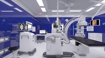 ENDOALPHA Advanced Gastroenterology and Respiratory Procedure Room 3D Render
