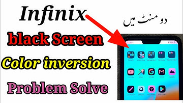 infinix Color inversion problem solve/Make Online Without investment//Infinix Mobile Black color off