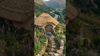 From Empty Hill to Magical Hobbit House Satisfying Build  #hobbithouse #construction  #tinyhouse