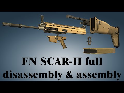FN SCAR-H: full disassembly & assembly
