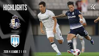 [AMBIENT SOUND] 2026 K LEAGUE 2 I R19 I Seoul E vs Cheonan I 15-Min Extended Highlights