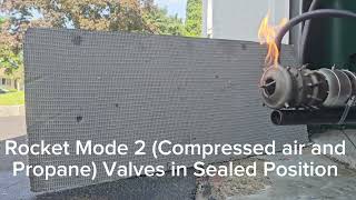 Hybrid Electric Jet Rocket Test Run!!! By Anubis Engines Corp!! Jet Mode 1. Rocket Mode 2. 
