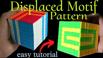 Displaced Motif Pattern on 7×7×7 RUBIK