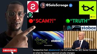 Tx Is Not A Scam? Stobox Partnership Tx Clo Nasdaq Tokenization Explained