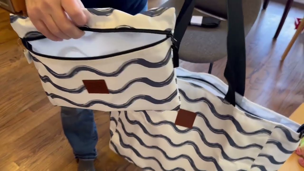 Large Beach Tote Bag for Women, Foldable & Packable Travel Bag Review