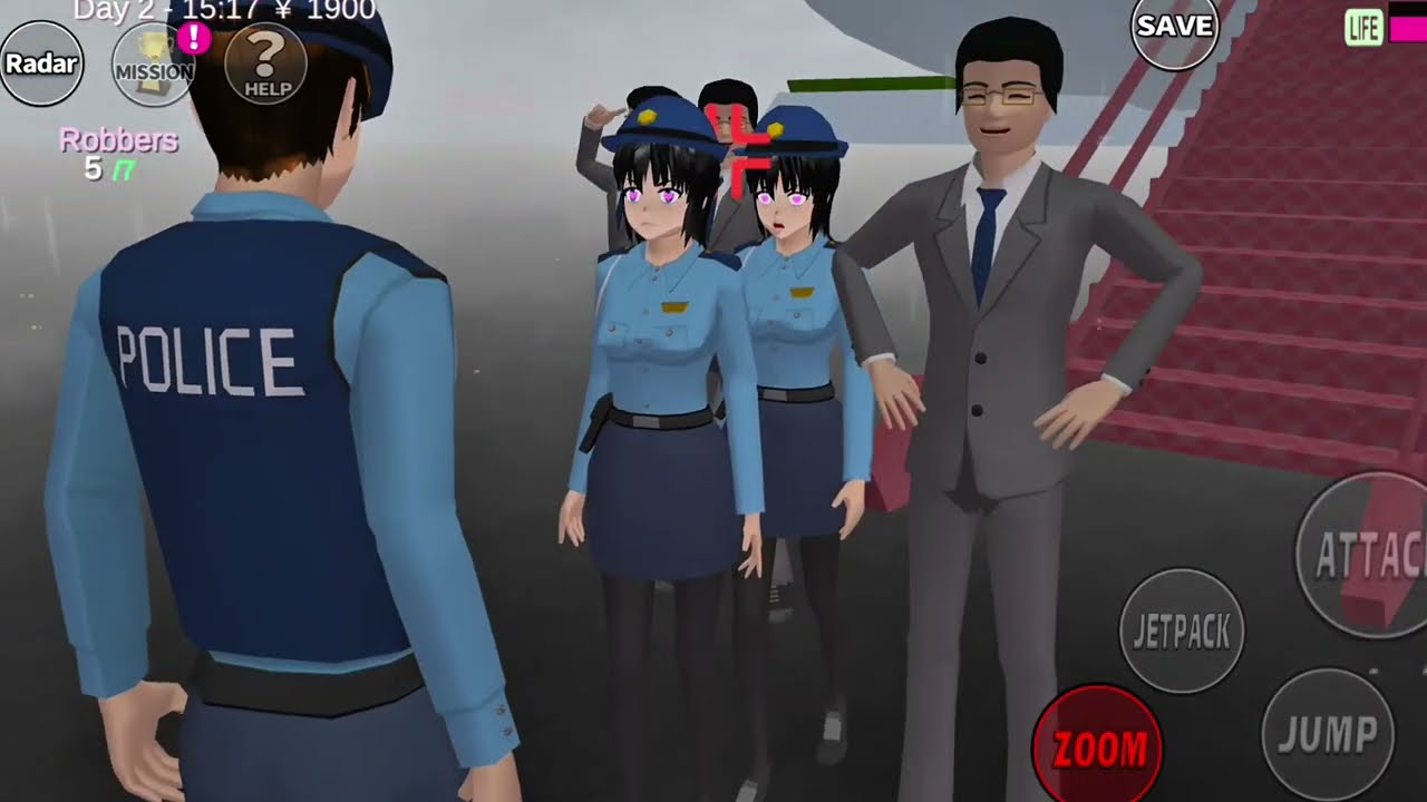 Poor mami fujitsu | Game sakura school simulator 