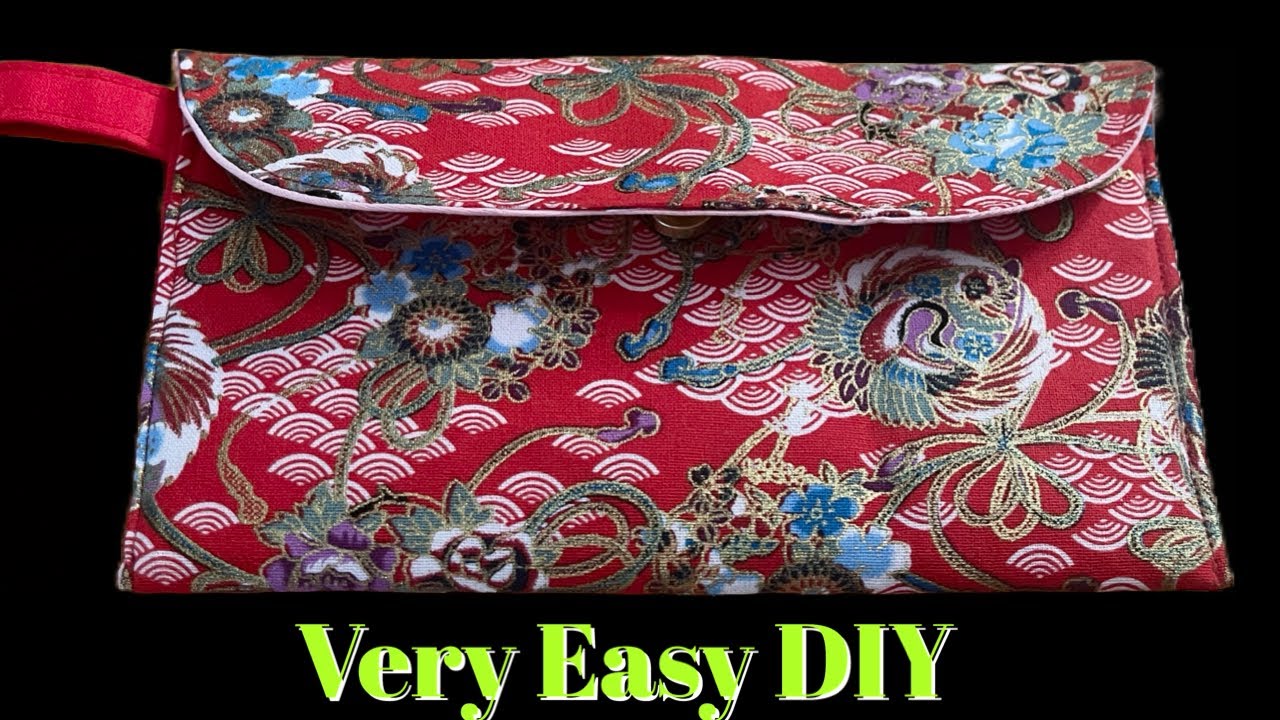 I Made Many Of This To Sell & For Gift/ How Easy To Make A Simple Phone Wallet With Many Pockets