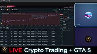 LIVE Crypto Trading 🔴 + GTA 5 Gaming After Profit? 💰🔥 | Crazy Stream