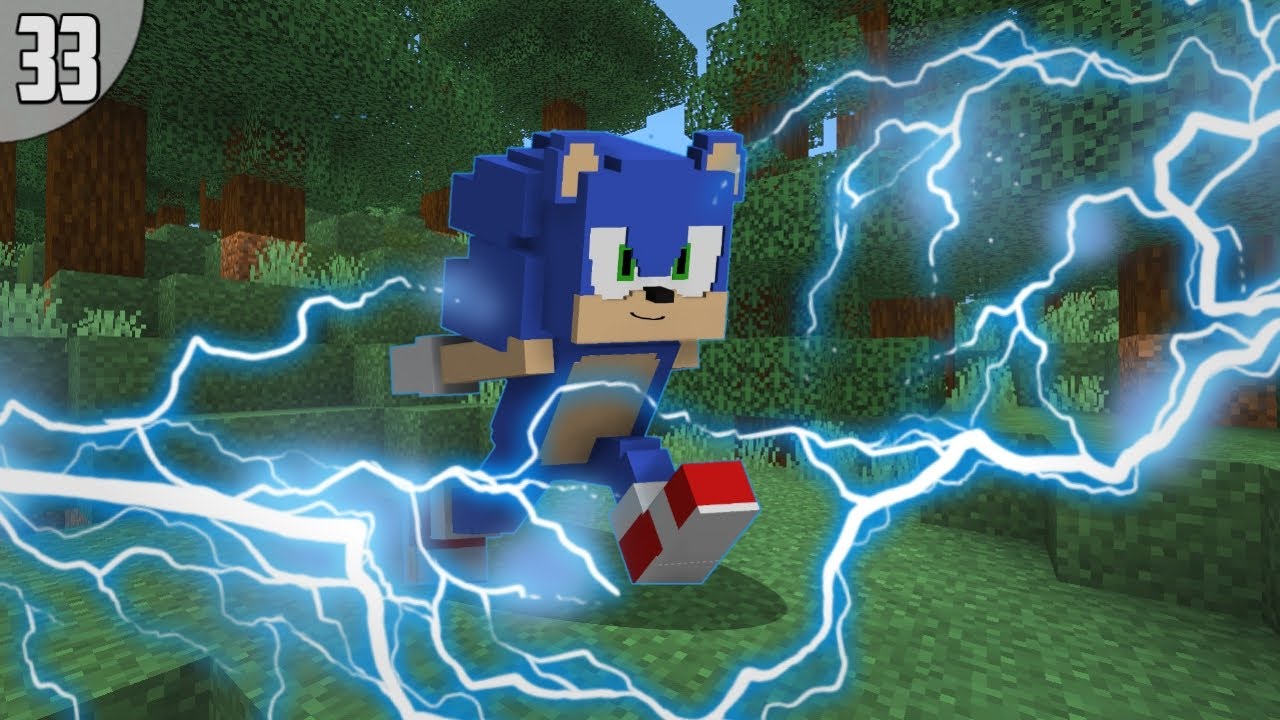 SONIC!!! - Addon Craft ( Day 33 ) Minecraft Bedrock ...