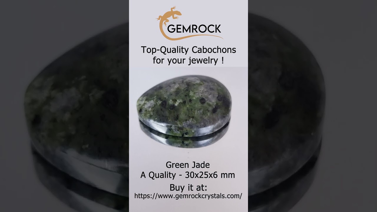 Green Jade cabochon GNJ-A-0002 