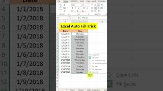 The Fastest Way to Fill Dates in Excel ⚡ #excel #microsoftexcel #tutorial
