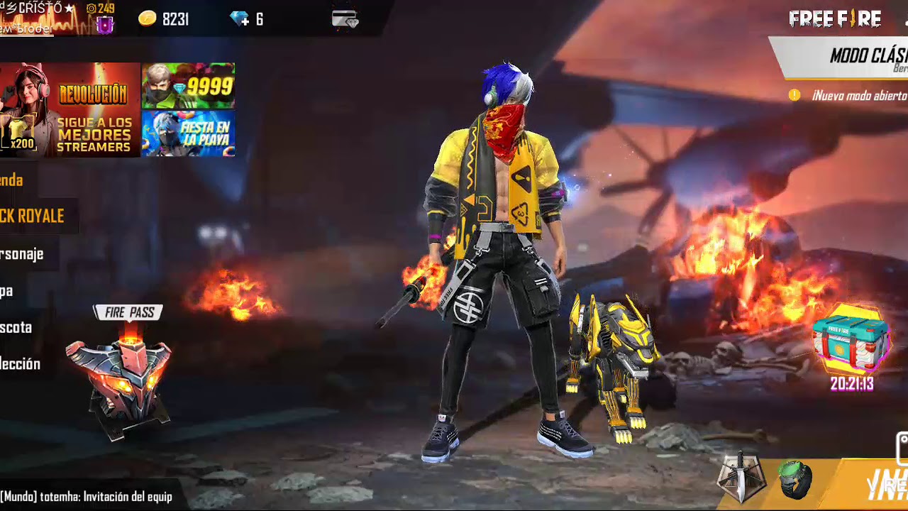 Me encuentro un niño de 6 años jugando free fire YouTube