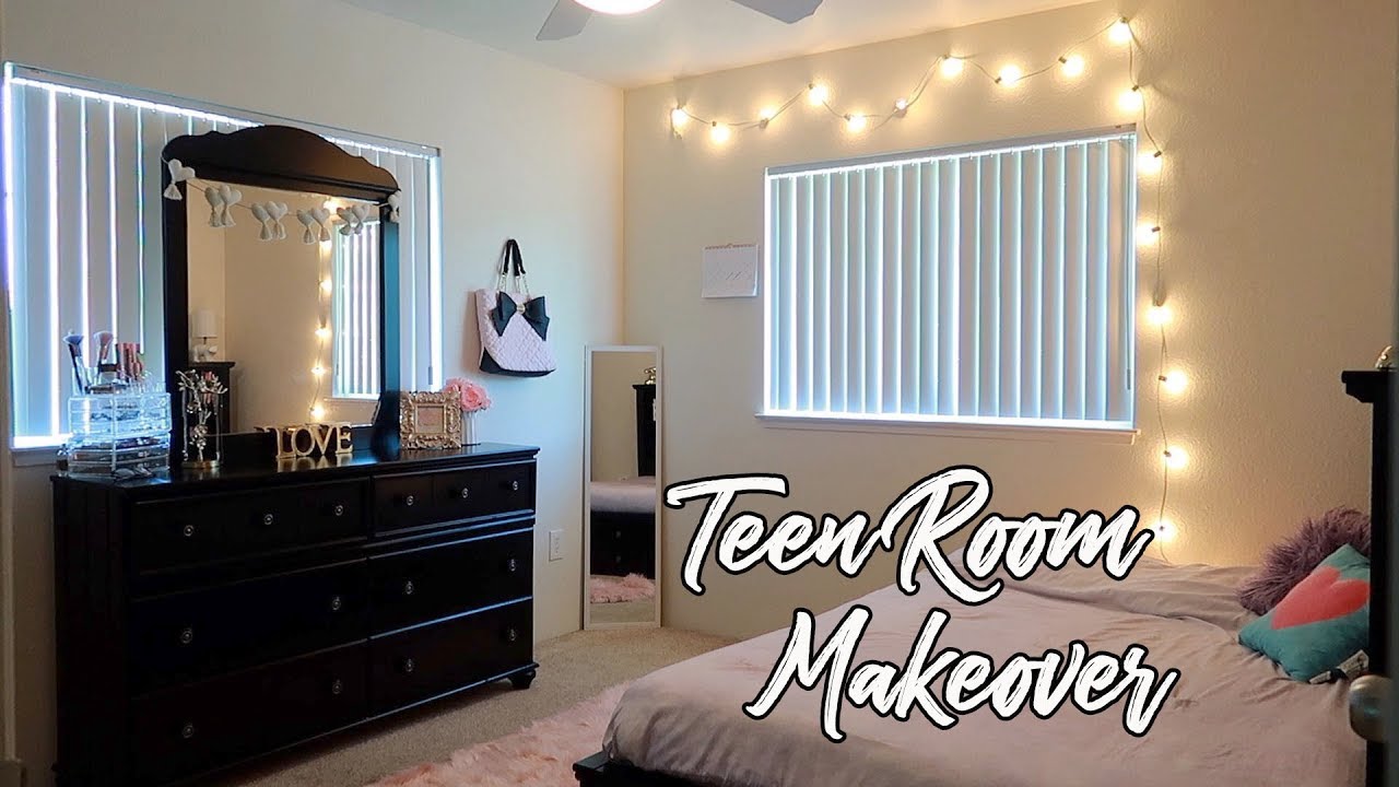 Teen/Tween Girls Bedroom Makeover Idea on a Budget: Tidbits&Twine