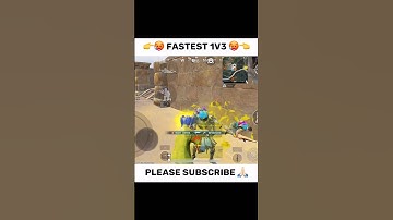 Fastest 1v3🥵 #shorts #short #shortvideo #youtubeshorts #viral #pubgmobile #bgmi #pubg
