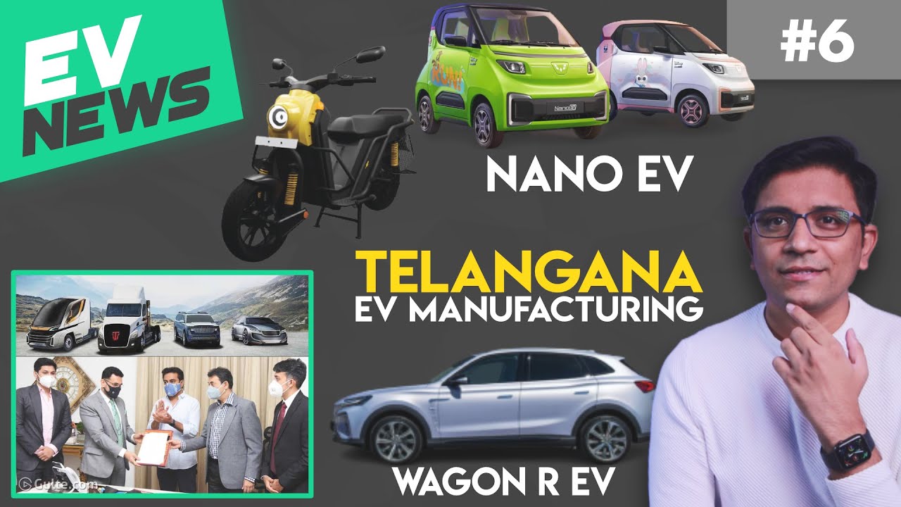 EV News #6 - MG Marvel R, Wagon R EV, Nano EV, 2022 ZS EV, Punch EV & Triton EV Telangana ➡ JustEV