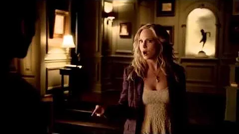 Vampire Diaries 4x19 - Beginning scenes Elena&Damon, Klaus&Caroline