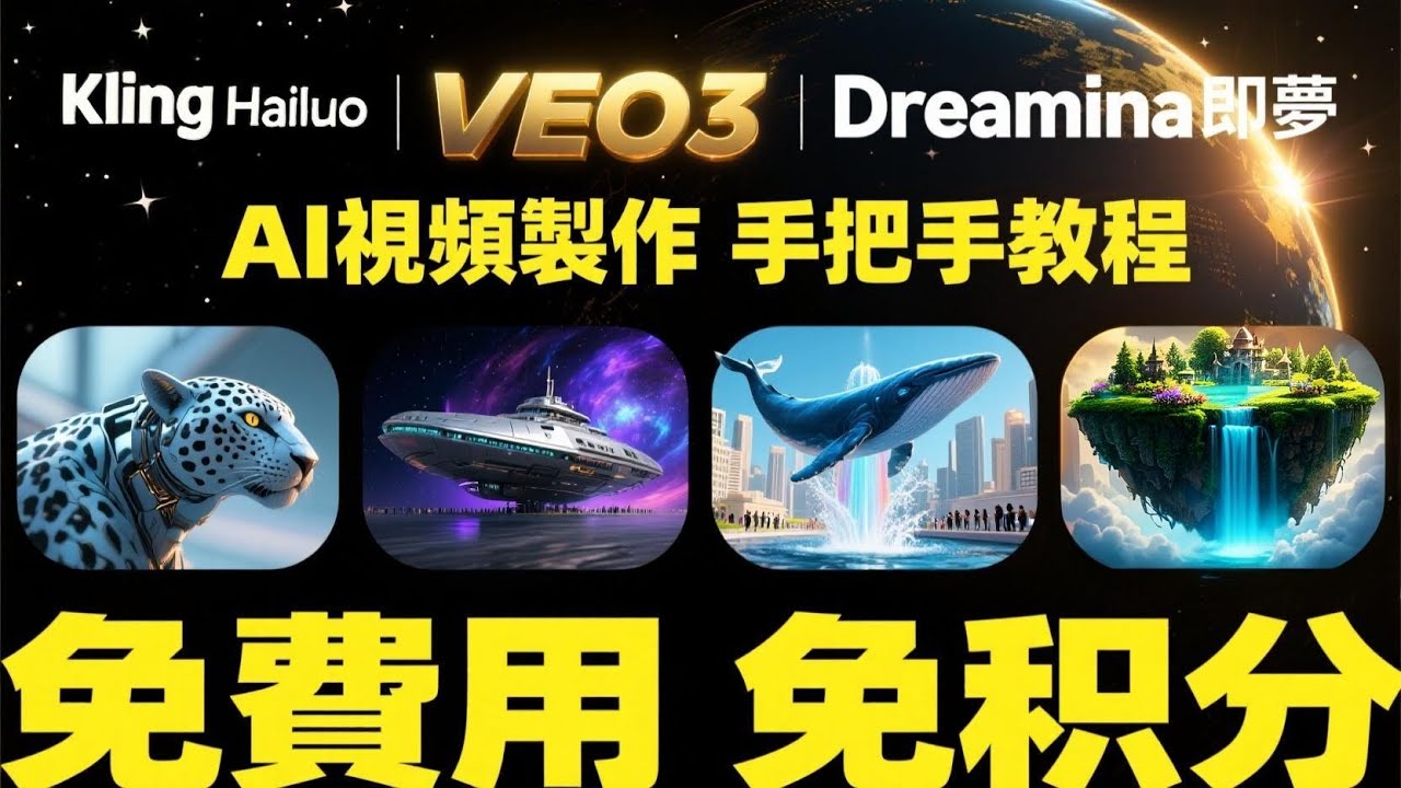 【保姆級教程】效果媲美Veo 3！這款AI影片神器太強了，免費用免積分！| 從零教你用AI做影片，5分鐘掌握爆款內容製作！| 【AI制作影片指南】從腳本到一鍵出片，你需要知道的免費工具和技巧都在這里！