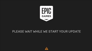 EpicGames Launcher - Please Wait While We Start Your Update - 2025