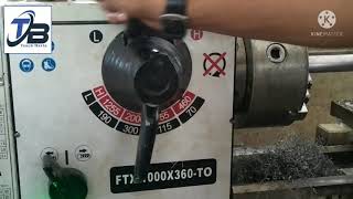 থ্রেড কাটিং অব লেদ মেশিন ... Thread Cutting With Lathe Machine......বগুড়া বিটাক।