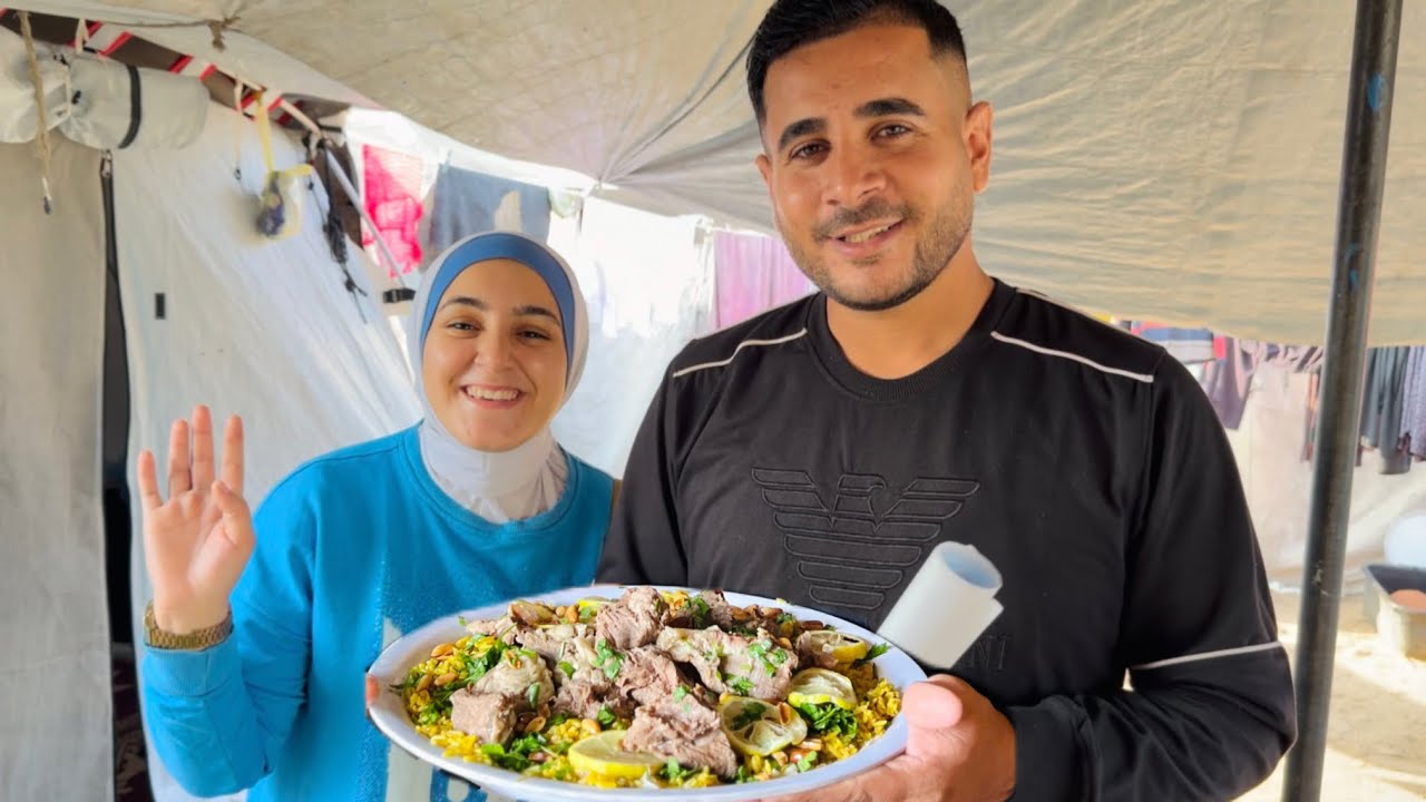 اخيراً لحمة لأول مرة في غزة | لكن الفرحة ما اكتملت😱