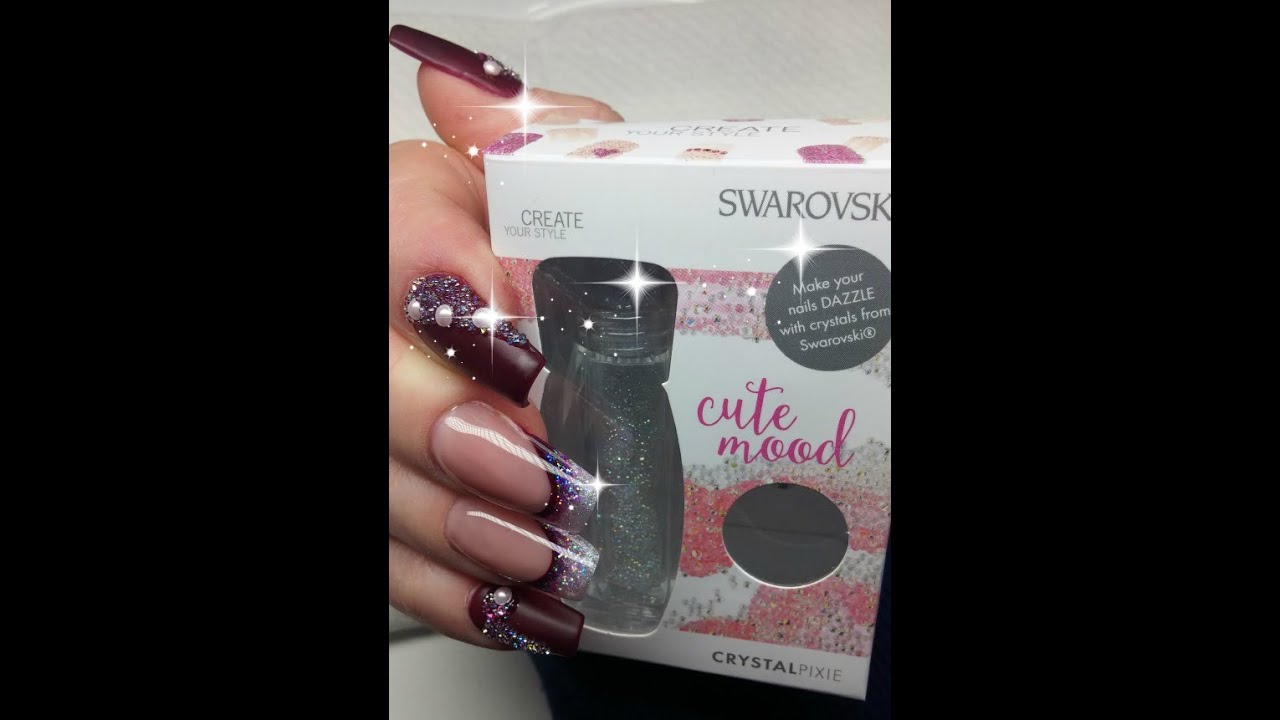 HOW TO CRYSTAL PIXIE NAILS MATTE - YouTube