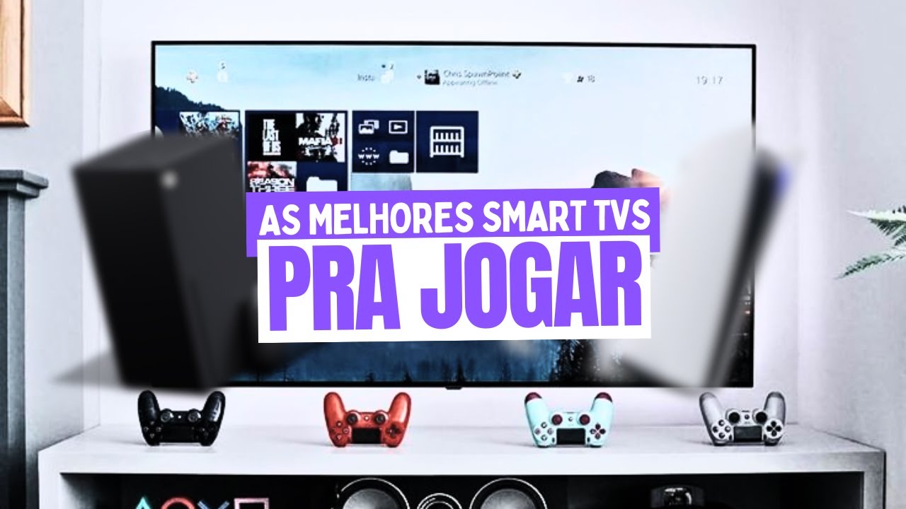 As MELHORES SMART TVS pra JOGAR em 2024