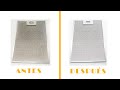 Cómo limpiar filtros de campana extractora. How to Clean Stove Hood filter