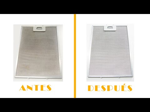 Cómo limpiar filtros de campana extractora. How to Clean Stove Hood filter  