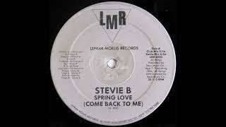 Stevie B - Spring Love Come Back To Me Radio Mix 1988