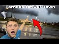 Tornado chase rare tornado outbreak