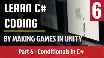 6. Using Conditional statements - How to keep player on screen in Unity.