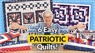 6 Patriotic Quilts Perfect for Summer!