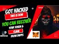 Got hacked  this is how you can recover your token and claim from dapps from a hacked metamask wl