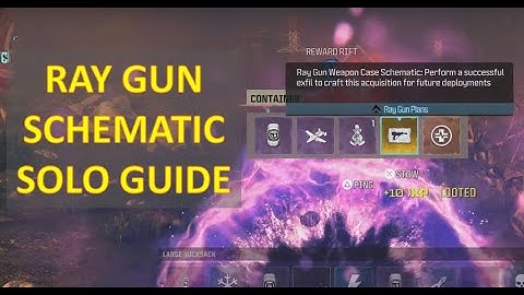 How to Get Ray Gun Schematic Easy Guide Solo: MW3 Zombies